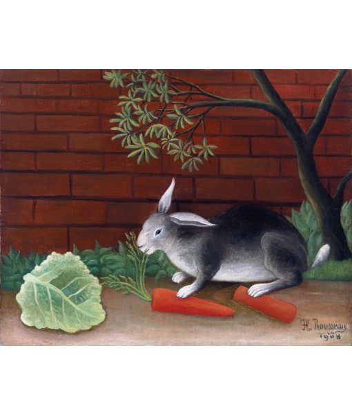Henri Rousseau - The Rabbit's Meal ...