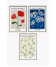 Flower Market -Chamomile and Poppy Print Set of 3 - Art-1030(set of 3)