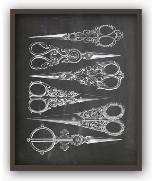 Vintage Scissors Print - Art-517