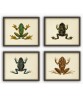 Frogs Print Set of 4 - Art-600-vintage