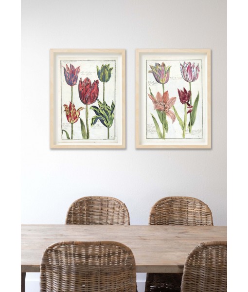 Tulip Flower Print Set of...