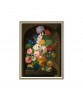 Still Life of Flowers by  Drechsler, Vintage Oil Painting Print, Art-967