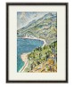 Sea and Mountains -  Vintage Oil Painting Print -Art-979