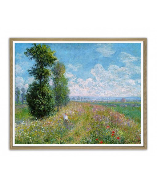 Meadow With Poplars by Monet, Art-981