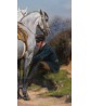 Horses, Vintage Painting Print, Art-983