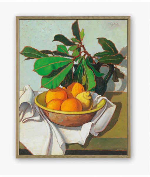 Oranges in Vase - Vintage Painting ...