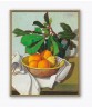 Oranges in Vase - Vintage Painting Print Art-993