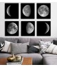 Moon Phases Print Set of 6